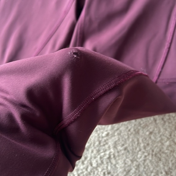 Lululemon Invigorate High-Rise Crop 23" Cassis Leggings - Picture 6 of 8